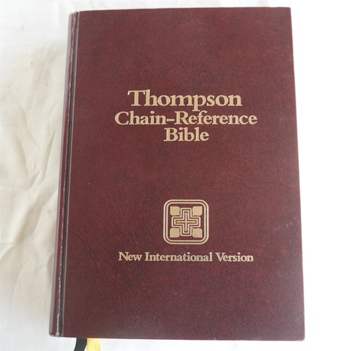 Holy Bible NIV Thompson Chain-Reference Study Red Letter Hardcover Kirkbride - 第 1/5 張圖片