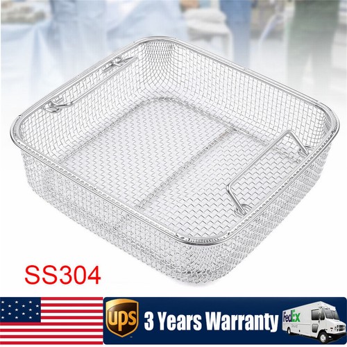 Mesh Tray Wire Basket Sterilization Cleaning Tray Surgical Holding Instruments