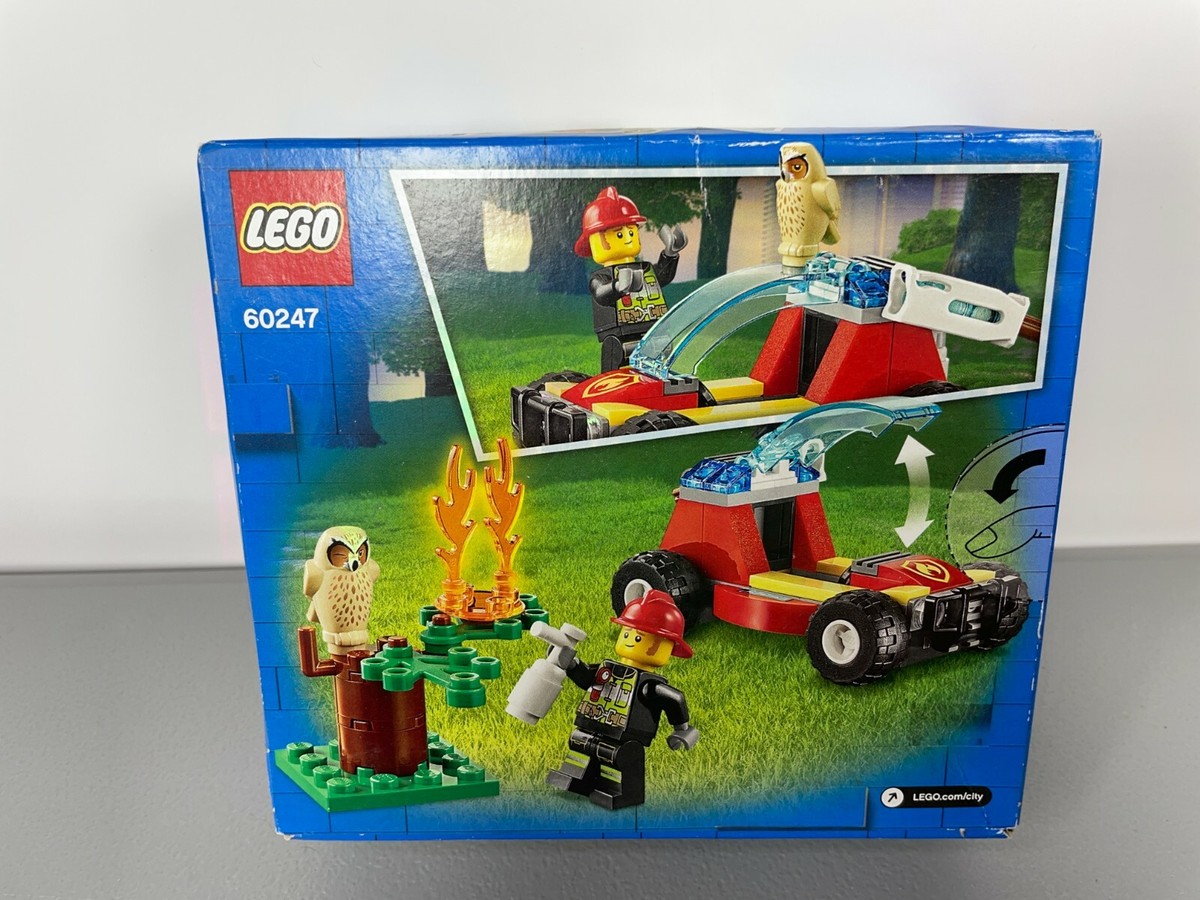 LEGO City 60247 Forest Fire 84 pcs 1 Minifigure & 1 Tan Owl Dented