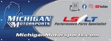 Michigan Motorsports Banner Vinyl with Grommets 8' x 3'