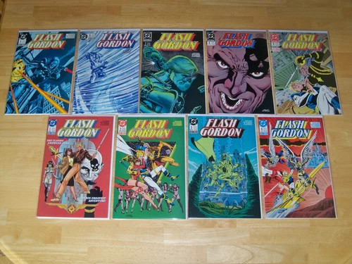 FLASH GORDON - 1 2 3 4 5 6 7 8 9 - 1-9 DC Comics Maxi-Series - Dan Jurgens 1988