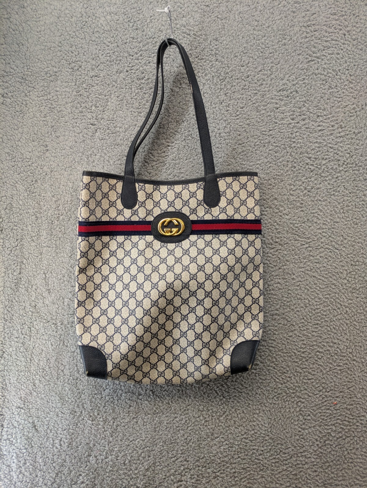 GUCCI GG Monogram Ophidia Logo Tote Bag COA 002-904-0131