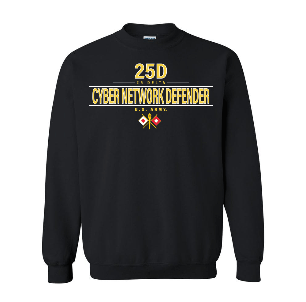 U.S. Army MOS 25d Cyber Network Defender Sweatshirt | eBay