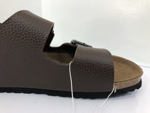 Birki's by Birkenstock LE MANS Hombre Marrón Doble Correa Sandalia Talla EUR 43, EE. UU. 10 - Imagen 13 de 21