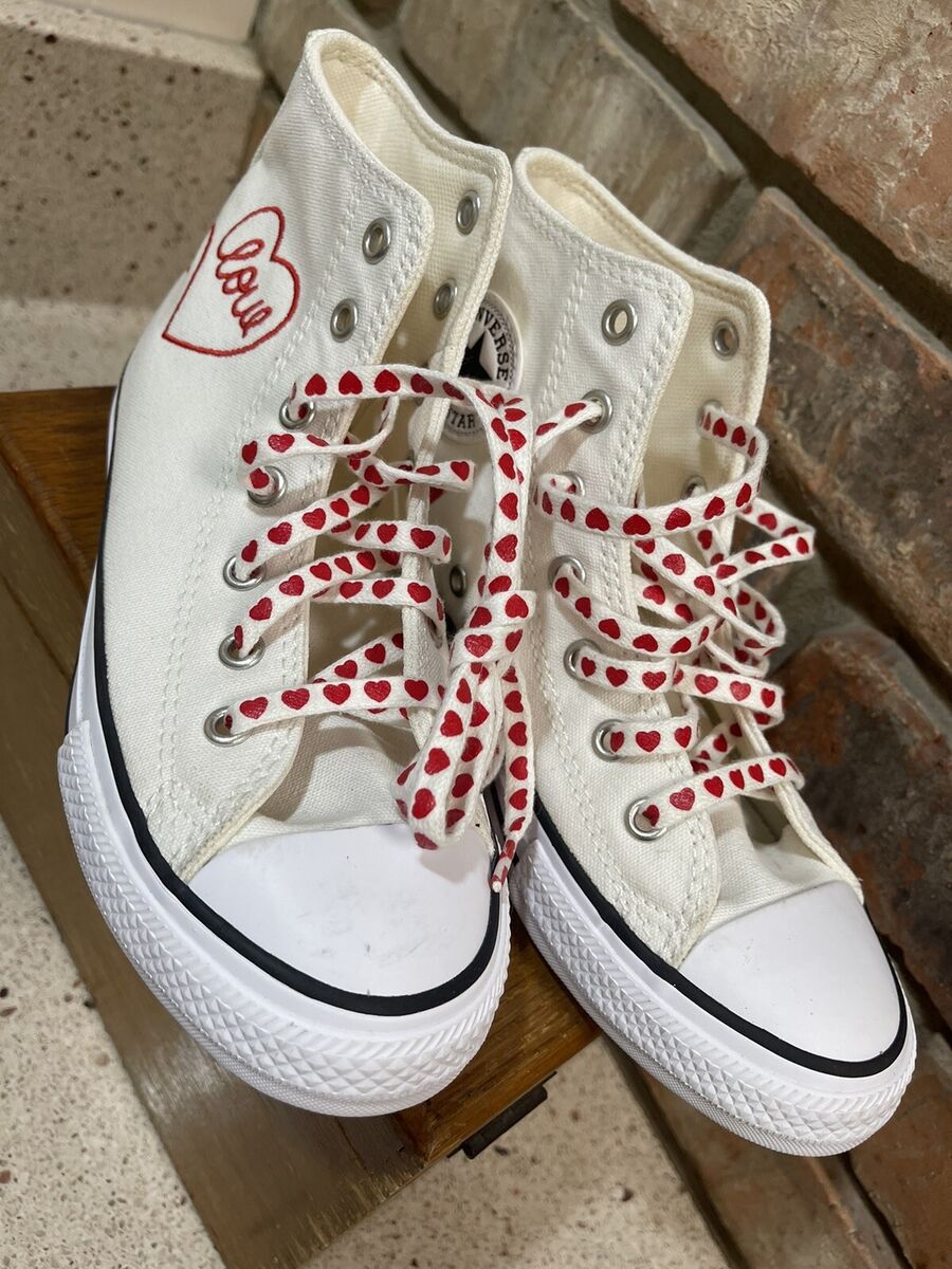 RARE Converse All Star High Tops Made With Love Classic Size RARE Converse All Star High Tops Made With Love Classic Size