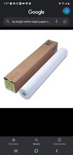 HP C1861A Bright White Inkjet Paper - 36" x 150' paper for HP designjets