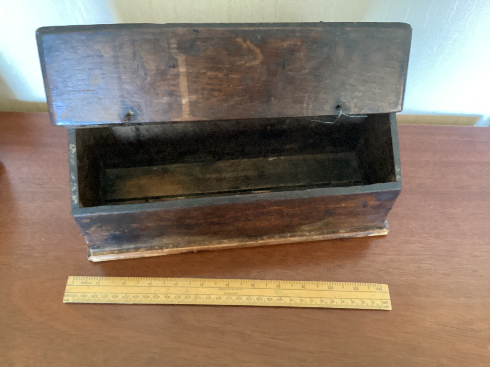 Antique Wooden Box eBay