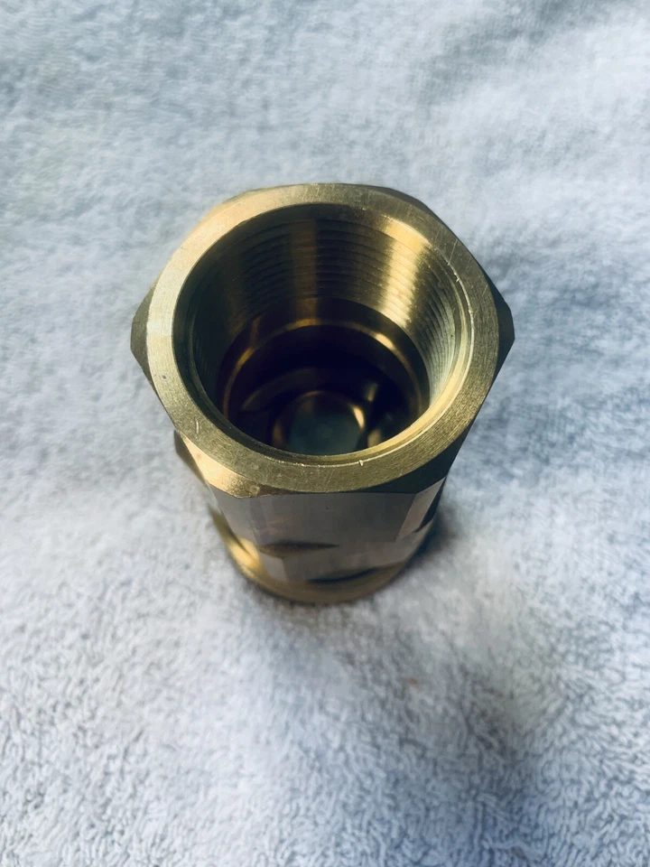 1.5" Brass Quick Coupler Female Connector - Snap-Tite BVHC-20 Hydraulic Fitting - Image 4 of 4
