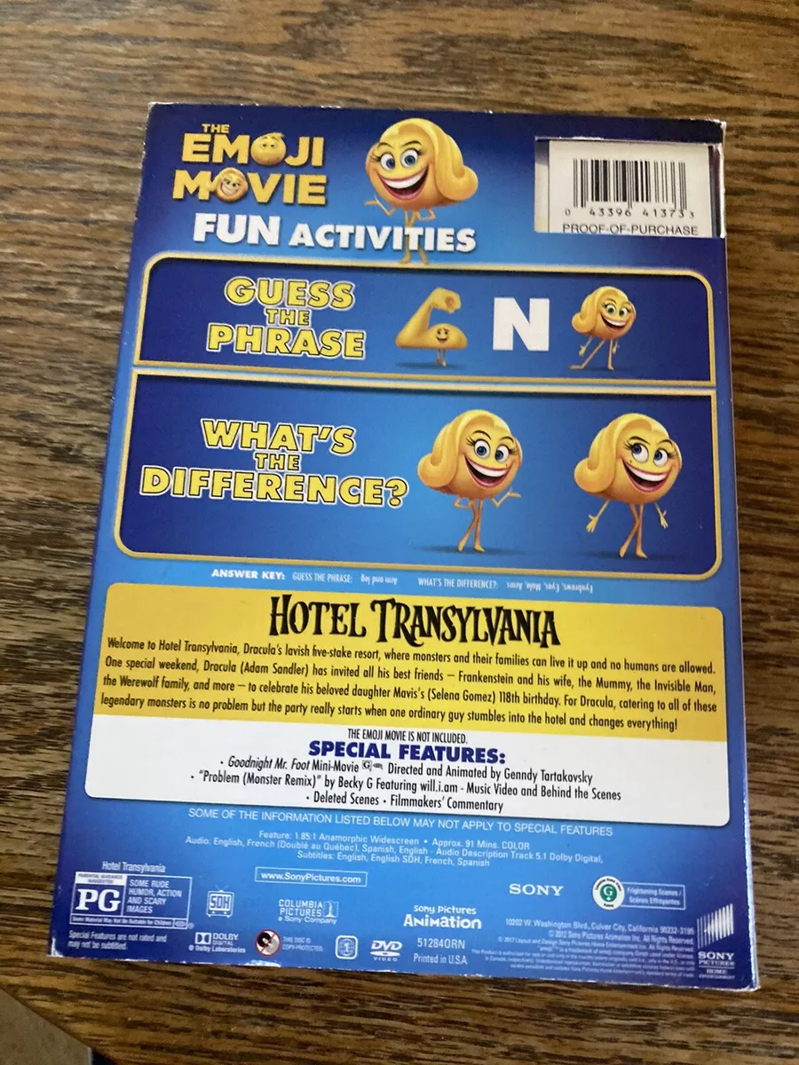 Hotel Transylvania (DVD, 2012) With Slip Cover 43396413733