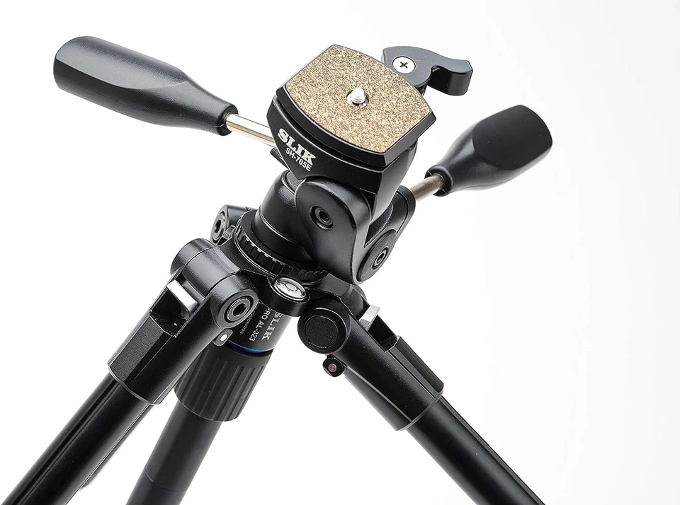 Slik Pro AL-323DX Tripod with SH-705E 3-Way Pan Head - Image 3 of 4