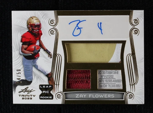 2023 Leaf Trinity Zay Flowers #TA-ZF1