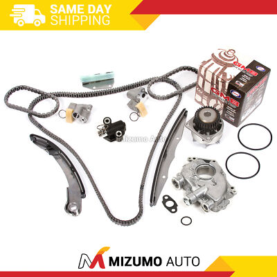Timing Chain Kit Water Oil Pump Fit Nissan Frontier Xterra Pathfinder VQ40DE