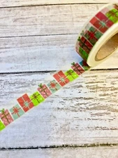 Christmas Presents Gifts Washi Tape Papercraft Holiday Cards Tags Planner Supply