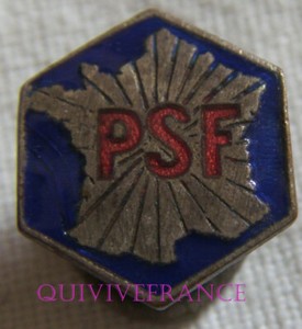 IP1058 - Insignia Of The French Socialist Party Ex Croix De Feu