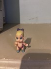 Vintage BABY BUDDIES Doll Purple Bow Blue eyes  figure 2.75", 1994 Kenner — photo 2