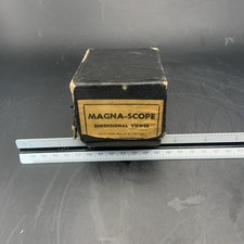 Vintage 1940's Magna-Scope Dimensional Viewer Wood Kodak Slide Viewer with Box
