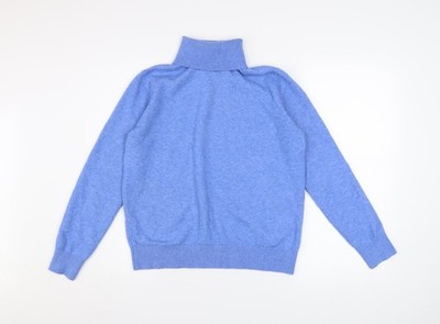 Marks and Spencer Rollkragenpullover Pullover Damen Blau Größe S