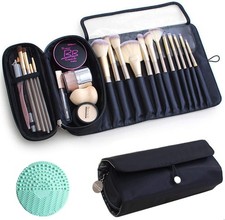 Makeup Brush Bag, Travel Makeup Brush Case Makeup Brush Holder Organizer Cosmeti