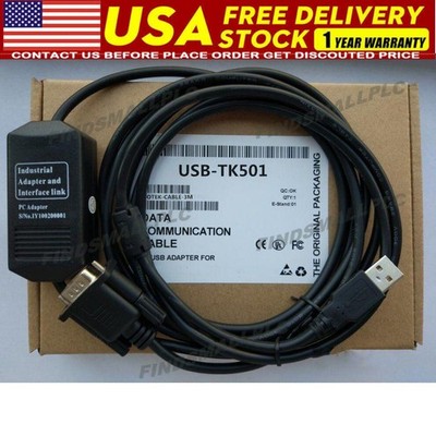 new abb debug line USB-TK501 series plc programming cable spot stock US Free TAX