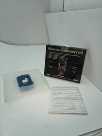 WORKING Sega Dreamcast Clear Blue VMU OEM Visual Memory Unit NEW BATTERY'S  #H9