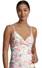Floral-Print Tankini Top Multicolor by Lauren Ralph Lauren Size-12