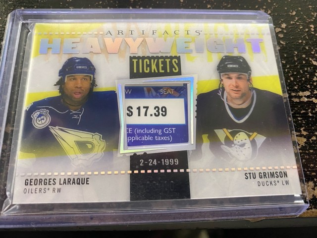 2026-27 UD Artefakte Schwergewichte Georges Laraque Vs Stu Grimson #HT-LG 9/10