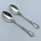 Gorham Chantilly Sterling Silver Teaspoons 2 Piece Set 5.75" 1895 Pattern
