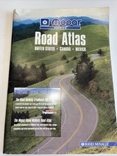 VTG 2000 MOPAR Parts Road Atlas By Rand McNally US, Canada & Mexico