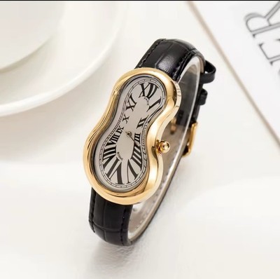 Crash DALI PARIS FRENCH HOMAGE HERREN VINTAGE Uhr Unisex Famous Luxus Gold