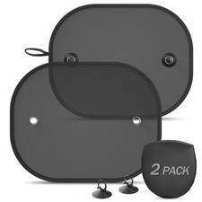Car Window Shade, 2 Pack Car Sun Shade for Window Baby Suction Cups Sunshade ...