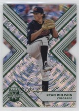 2018 Panini Elite Extra Edition Status Emerald Die-Cut /49 Ryan Rolison #21 g7c