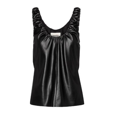 NANUSHKA Damen Schwarzes Tank Top 2099 Größe L Neu mit Etikett