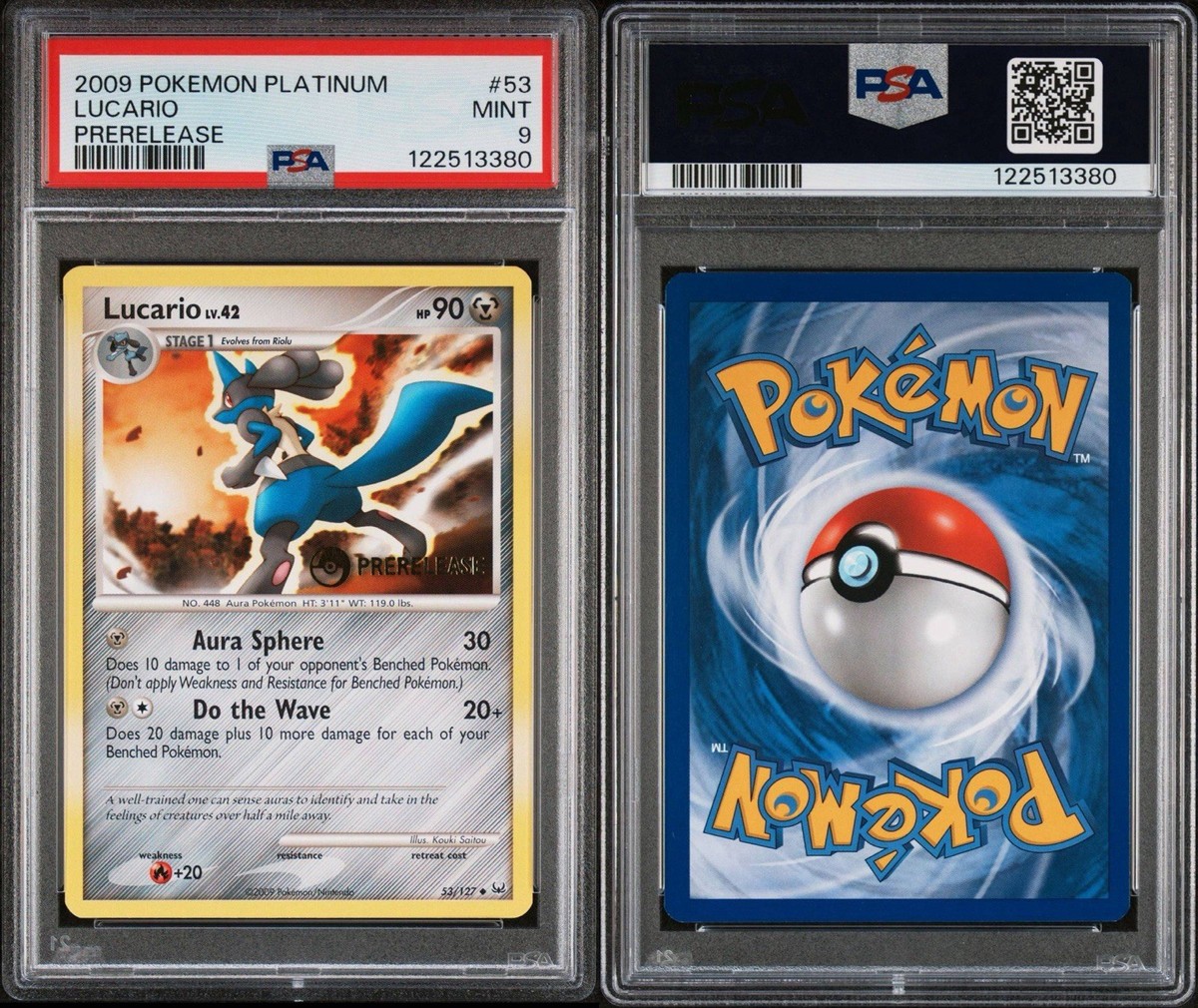 Lucario - (Prerelease) 53/127 Diamond and Pearl Regular for sale