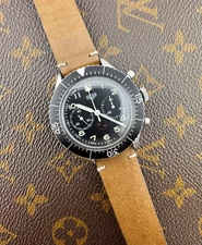 Heuer Bundeswehr Flyback Military Valjoux 230 T-swiss-T