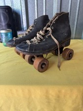 Vintage Roller Derby Roller Skates Black