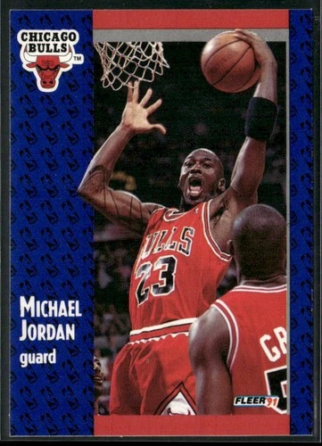Michael Jordan 1991-92 Fleer #29 Chicago Bulls Card