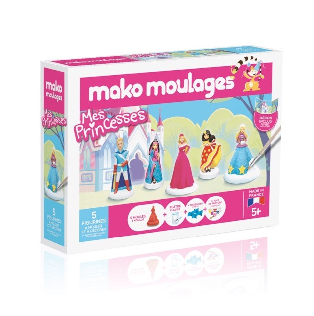 Mako moulages coffret princesses idée cadeau anniversaire fille de 5 ans