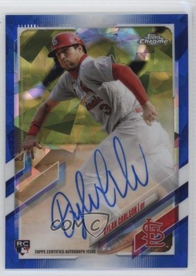 2021 Topps Chrome Sapphire Rookie Dylan Carlson #RA-DC Auto RC tj1