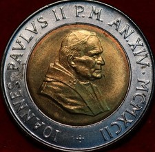 Uncirculated 1992 Vatican City 500 Lire Foreign Coin