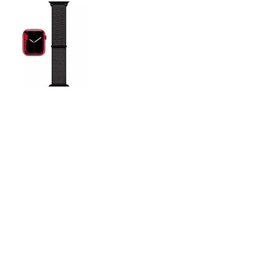 Apple Watch Series 7 Aluminum GPS 45mm Color Red With Nylon Loop
