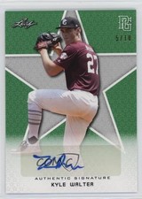 2020 Leaf Perfect Game National Showcase Green 5/10 Kyle Walter #BA-KW2 Auto i6j