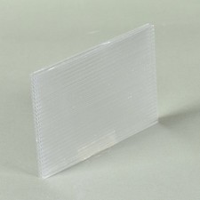 2Pcs 8Mm Clear Polycarbonate Sheet 1X1M Honeycomb Roof Panels for Greenhouse DIY