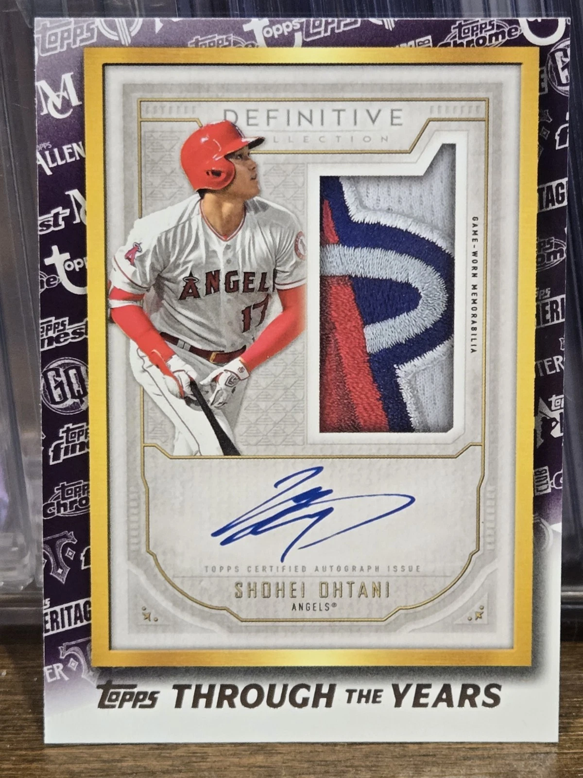 Shohei Ohtani trading card