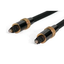 StarTech 20 ft Premium Toslink Digital Optical SPDIF Audio Cable (TOSLINK20)