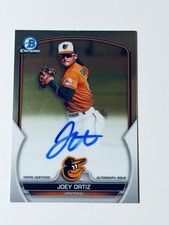 2023 Bowman Chrome Prospect Auto Joey Ortiz #CPA-JOR Auto