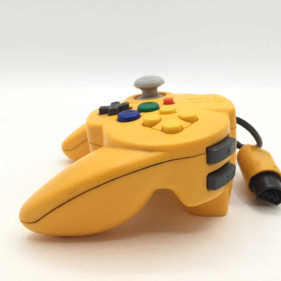 Hori Pad Mini 64 Controller Nintendo Yellow Japan Tested - Image 4 of 4