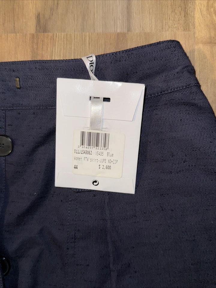 $4600+ NUEVA FALDA LARGA CHRISTIAN DIOR NEGRA PARA CHAQUETA DE BAR 38 SE ADAPTA A 36 Foto 4 de 4