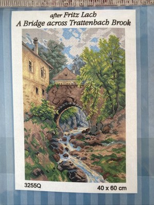 Orchidea Printed needlepoint tapestry Gobelin 40x60 Cm Canvas Only