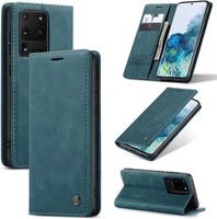 Samsung Galaxy S20 Ultra HüLle Leder KlapphüLle Vintage StäNder Kartenfach