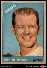 1966 Topps Venezuelan #272 Jack Baldschun Reds 6 - EX/MT